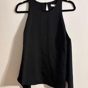 Favorite Daughter Black Sleeveless Blouse with Tie-Back Style